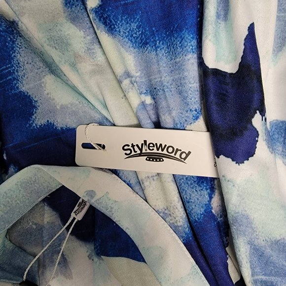 STYLEWORD Women's Off Shoulder Halter Elegant Maxi Long Dress - Picture 3 of 4